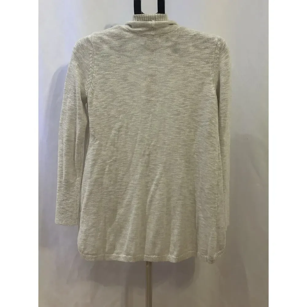 NWT Sonoma Gray Knit Cardigan size M - Picture 2 of 5